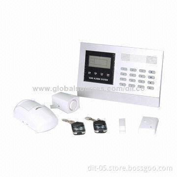 GSM Alarm System, 6 Voice Alarm Phones, Full Operating Prompts, LCD Display with SIM Card